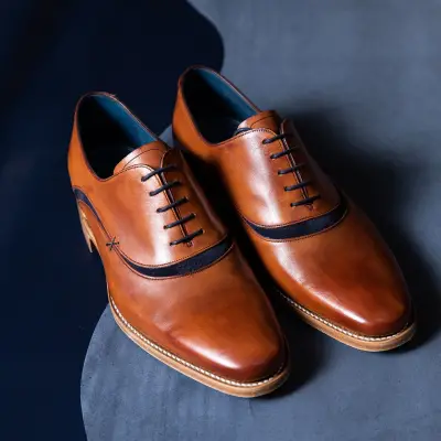 Man Brown Elegant Shoes
